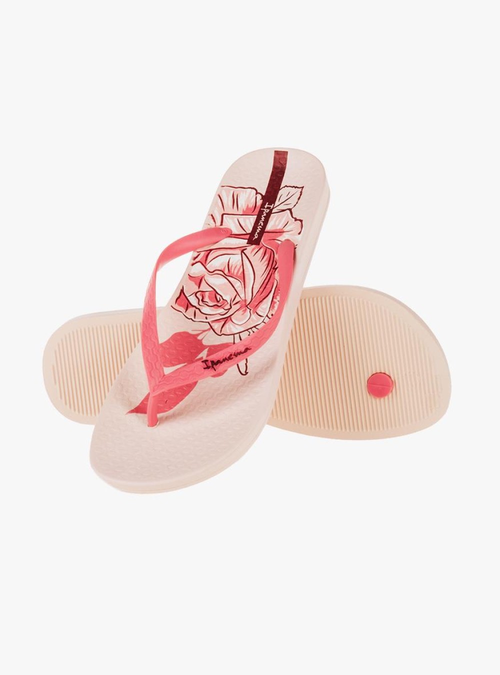 Ipanema σαγιονάρες με δίχαλο και φλοράλ τύπωμα ΡΟΖ Ipanema σαγιονάρες με δίχαλο και φλοράλ τύπωμα ΡΟΖ