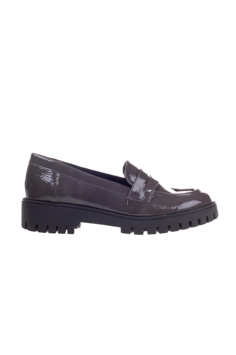 Tracksole loafers λουστρίνι 415.200/4-LU ΓΚΡΙ Tracksole loafers λουστρίνι 415.200/4-LU ΓΚΡΙ