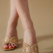Mules με φάσα με πλεκτή υφή 431.F360-L ΜΠΡΟΝΖΕ Mules με φάσα με πλεκτή υφή 431.F360-L ΜΠΡΟΝΖΕ