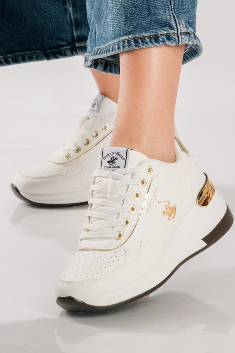 Beverly Hills Polo Club γυναικεία sneakers ΑΣΠΡΟ