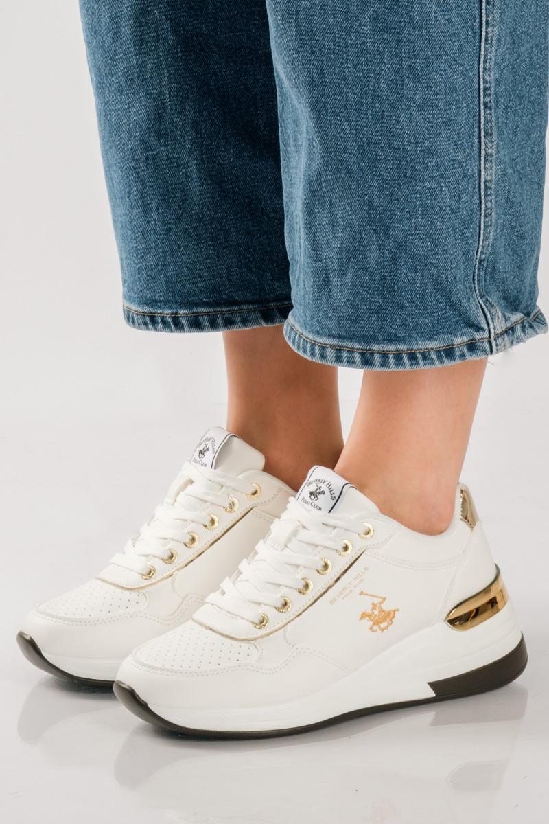 Beverly Hills Polo Club γυναικεία sneakers ΑΣΠΡΟ