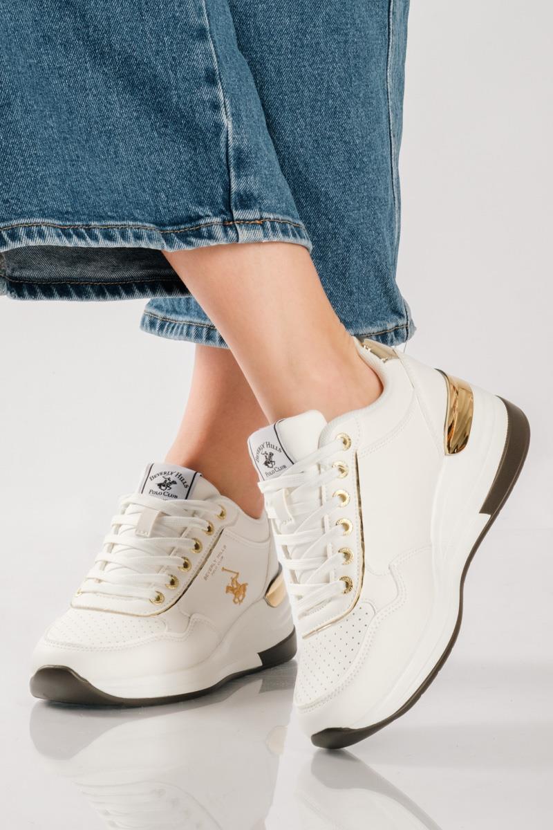Beverly Hills Polo Club γυναικεία sneakers ΑΣΠΡΟ