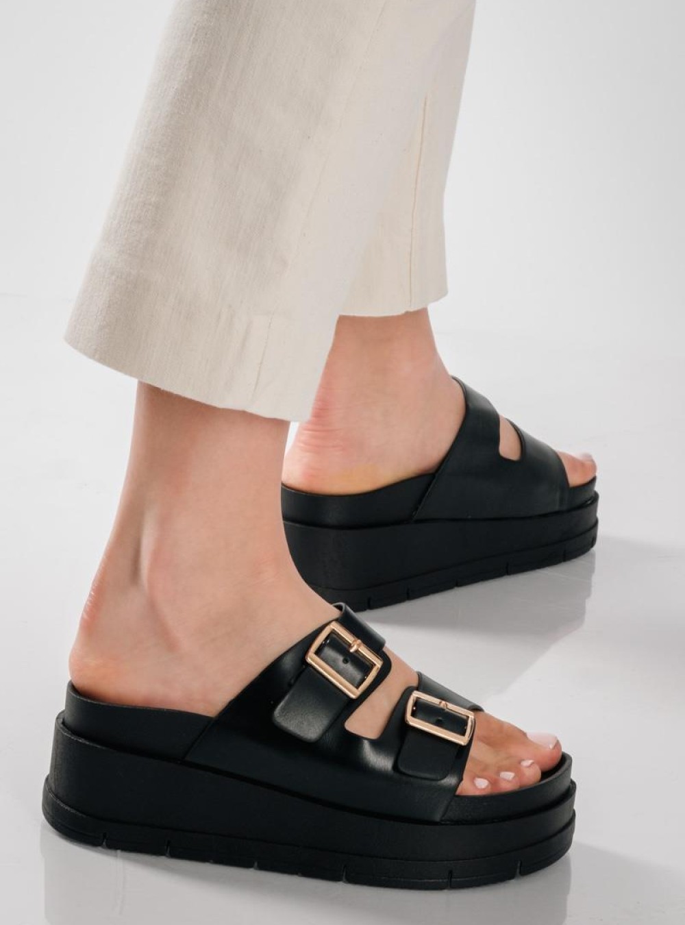 Δίσολα flatforms με ρυθμιζόμενες φάσες ΜΑΥΡΟ Δίσολα flatforms με ρυθμιζόμενες φάσες ΜΑΥΡΟ