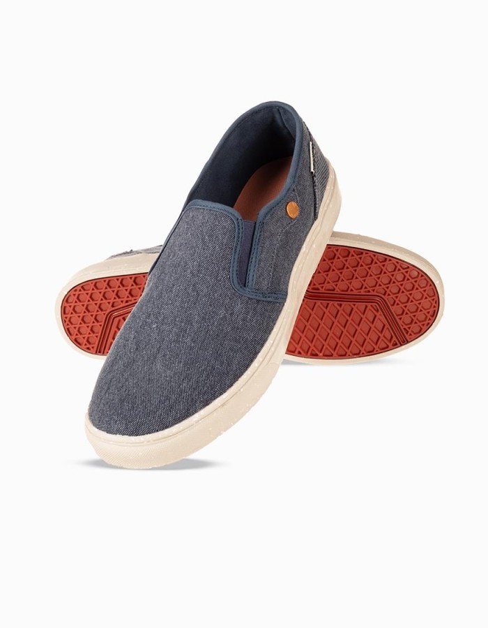 AMERICANINO casual slip-on ΜΠΛΕ