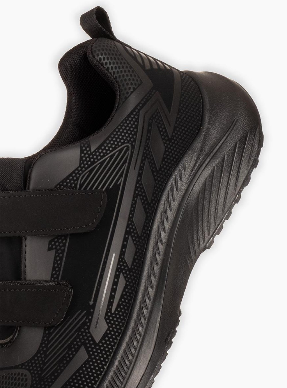 Εφηβικά αθλητικά με velcro ΜΑΥΡΟ Εφηβικά αθλητικά με velcro ΜΑΥΡΟ