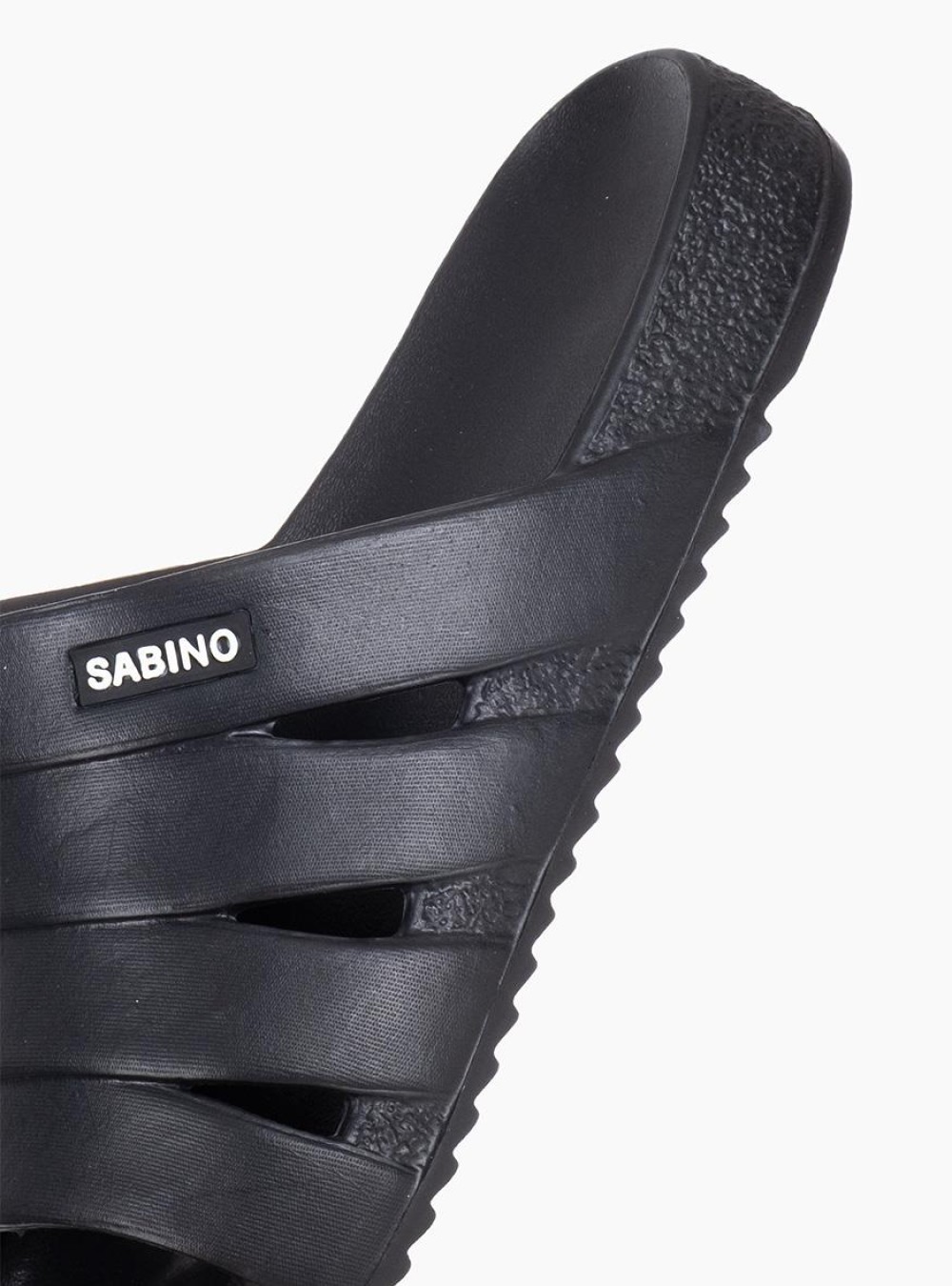 SABINO ανδρικές σαγιονάρες με φαρδιά φάσα ΜΑΥΡΟ SABINO ανδρικές σαγιονάρες με φαρδιά φάσα ΜΑΥΡΟ