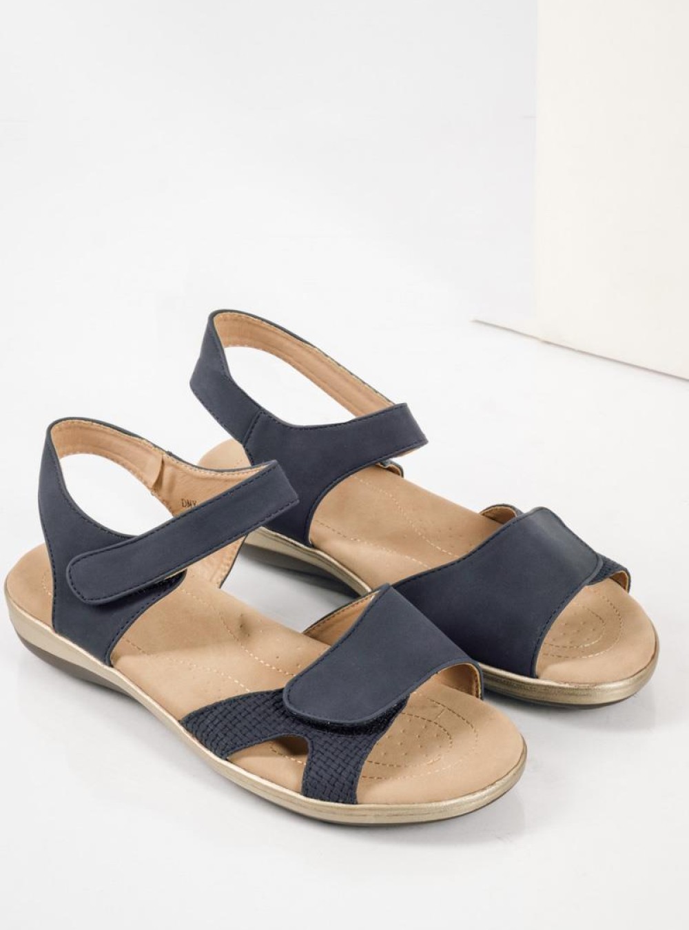 Comfort πέδιλο με ρυθμιζόμενα λουριά ΜΠΛΕ Comfort πέδιλο με ρυθμιζόμενα λουριά ΜΠΛΕ