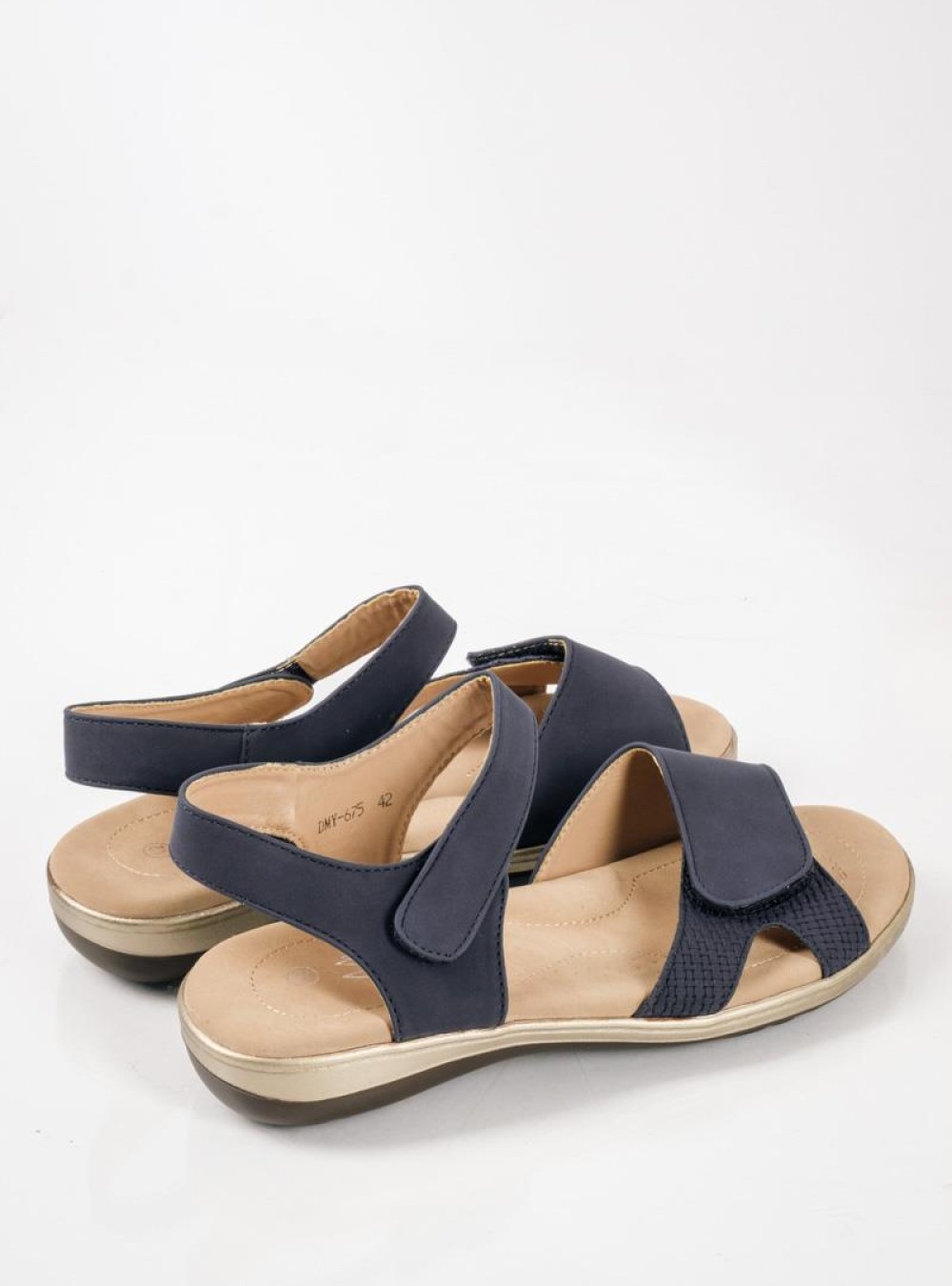 Comfort πέδιλο με ρυθμιζόμενα λουριά ΜΠΛΕ Comfort πέδιλο με ρυθμιζόμενα λουριά ΜΠΛΕ