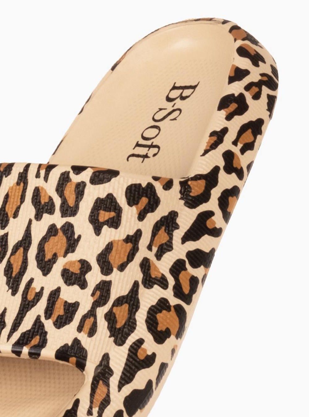B-SOFT γυναικείες animal-print σαγιονάρες ΜΠΕΖ B-SOFT γυναικείες animal-print σαγιονάρες ΜΠΕΖ