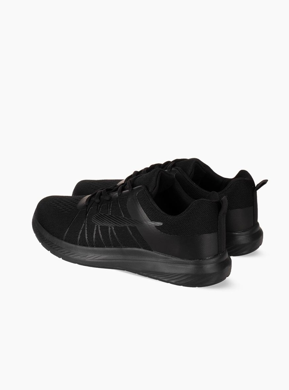 Ανδρικό υφασμάτινο running sneaker ΜΑΥΡΟ Ανδρικό υφασμάτινο running sneaker ΜΑΥΡΟ