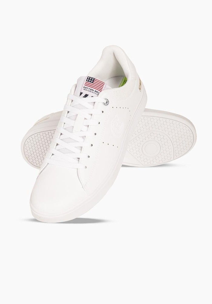 COTTON BELT Ανδρικό sneaker ΑΣΠΡΟ