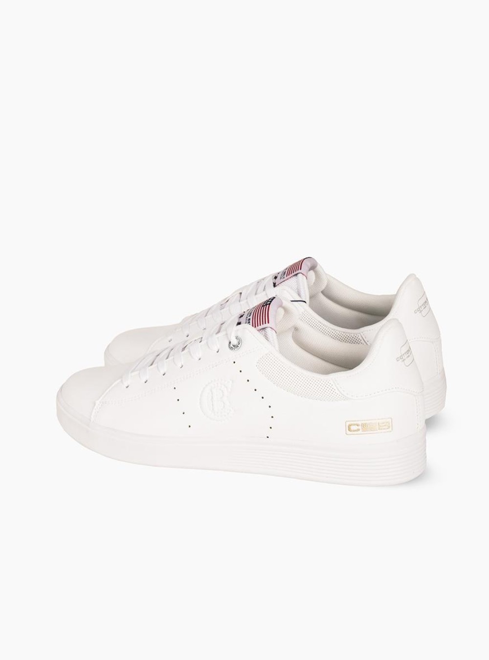 COTTON BELT Ανδρικό sneaker ΑΣΠΡΟ COTTON BELT Ανδρικό sneaker ΑΣΠΡΟ