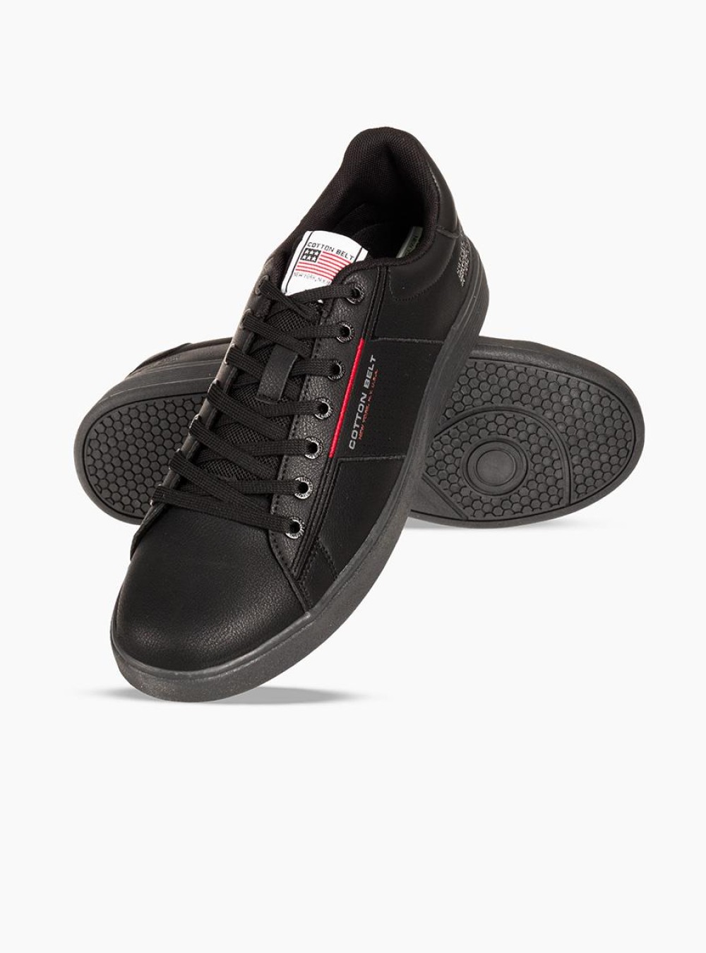 COTTON BELT Ανδρικό sneaker ΜΑΥΡΟ COTTON BELT Ανδρικό sneaker ΜΑΥΡΟ