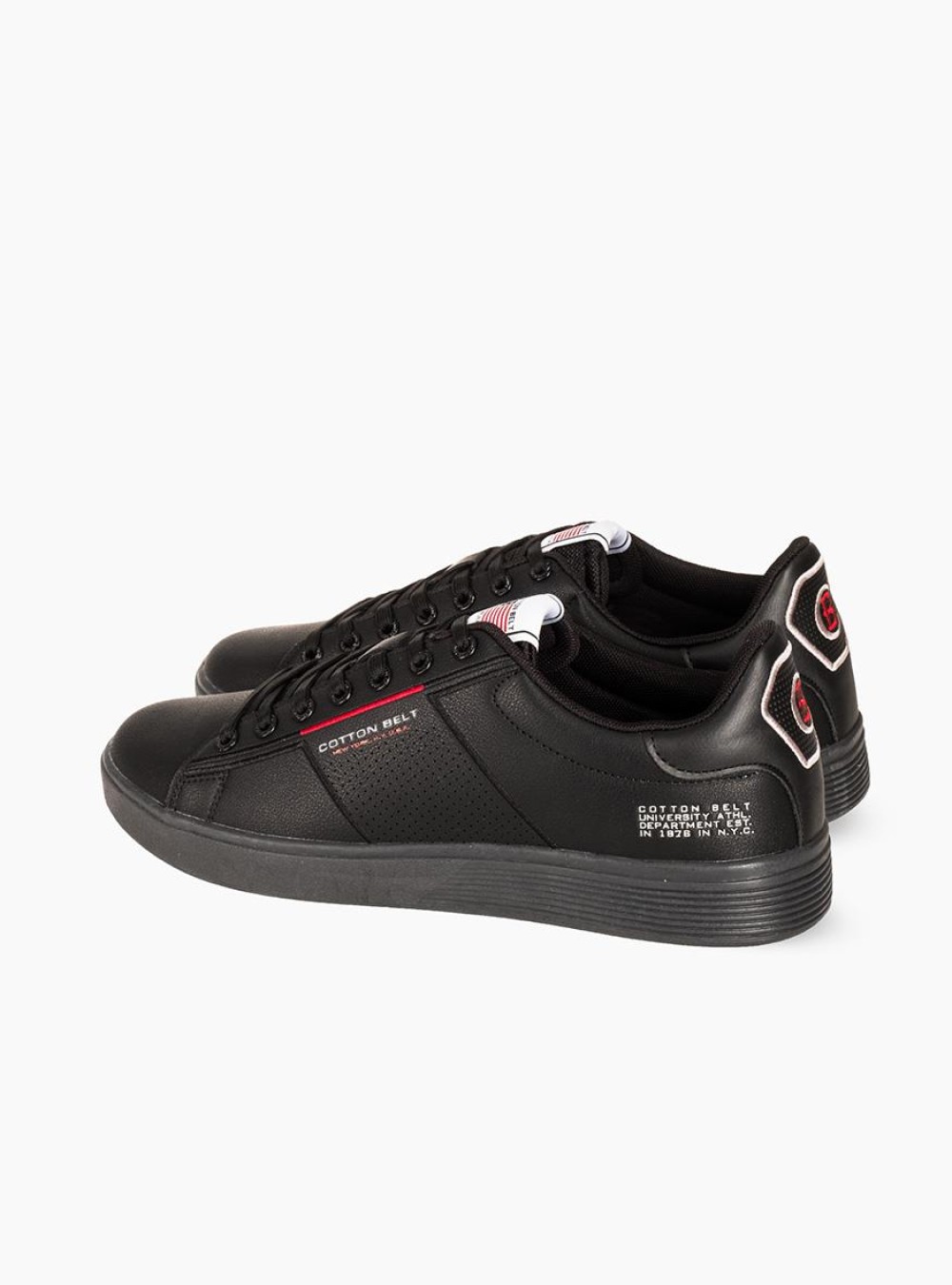 COTTON BELT Ανδρικό sneaker ΜΑΥΡΟ COTTON BELT Ανδρικό sneaker ΜΑΥΡΟ