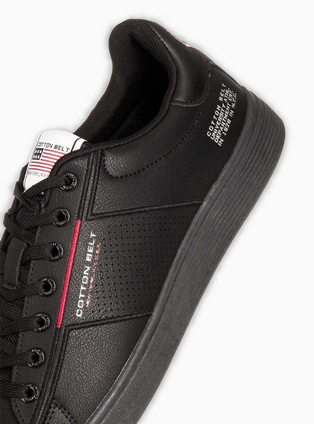 COTTON BELT Ανδρικό sneaker ΜΑΥΡΟ COTTON BELT Ανδρικό sneaker ΜΑΥΡΟ