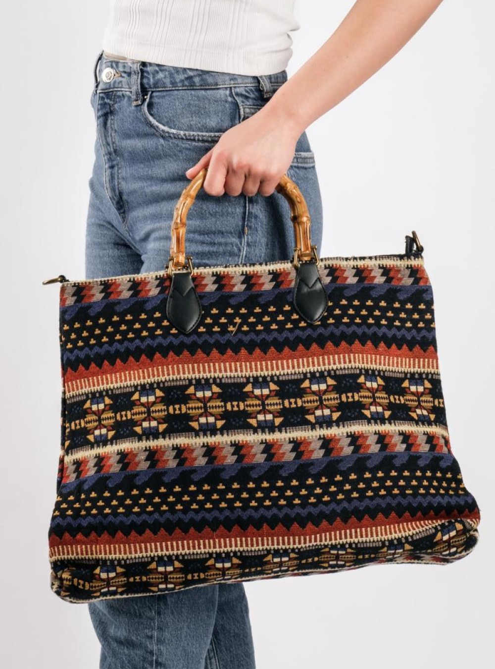 Τσάντα χειρός boho style ΜΑΥΡΟ Τσάντα χειρός boho style ΜΑΥΡΟ