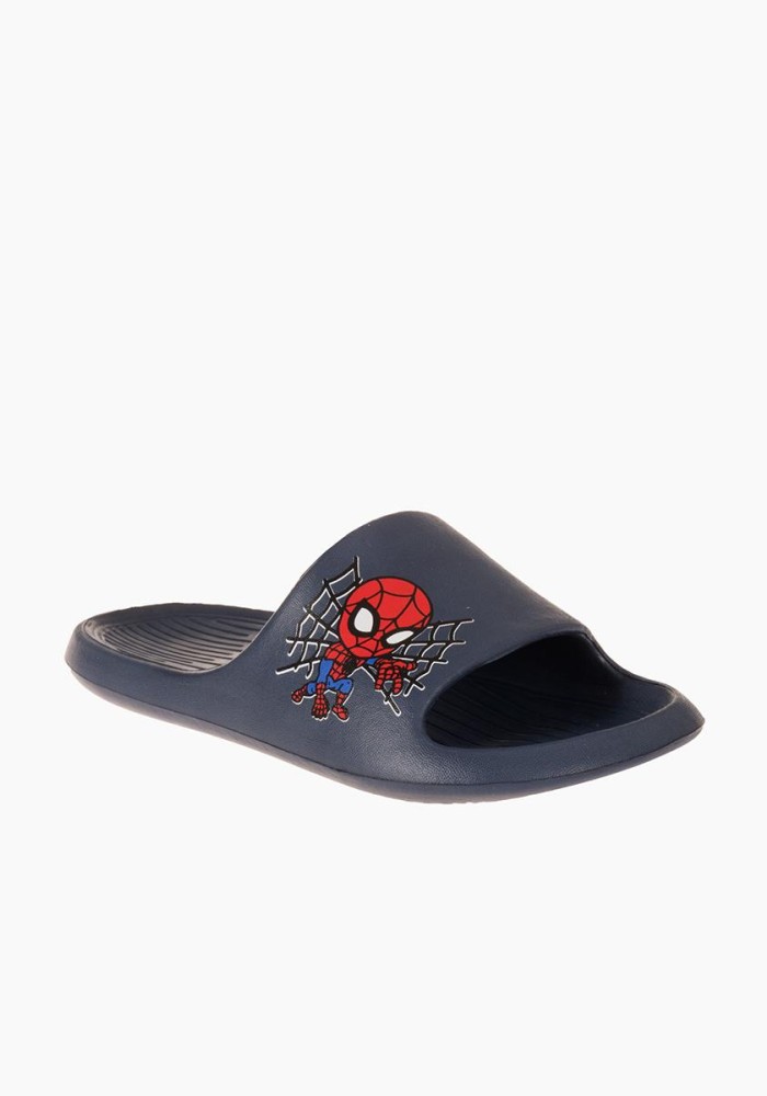 Cubanitas Σαγιονάρες για αγόρια με φάσα SPIDERMAN ΜΠΛΕ