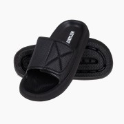 MITSUKO Γυναικείες σαγιονάρες με φάσα με velcro ΜΑΥΡΟ MITSUKO Γυναικείες σαγιονάρες με φάσα με velcro ΜΑΥΡΟ