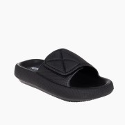 MITSUKO Γυναικείες σαγιονάρες με φάσα με velcro ΜΑΥΡΟ MITSUKO Γυναικείες σαγιονάρες με φάσα με velcro ΜΑΥΡΟ