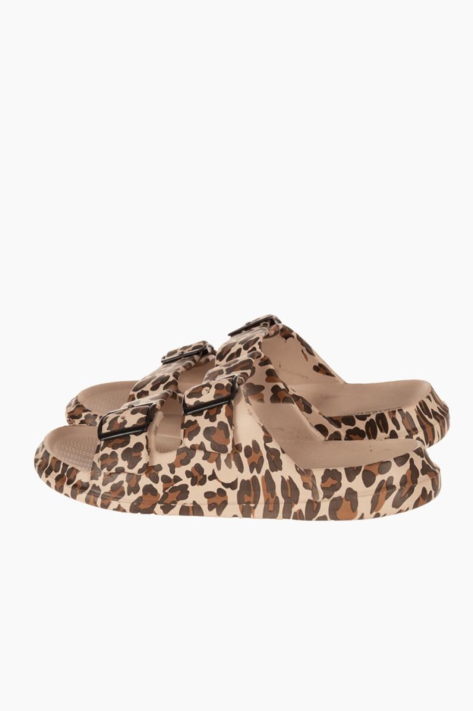 Cubanitas Γυναικείες σαγιονάρες με animal print ΛΕΟΠΑΡ Cubanitas Γυναικείες σαγιονάρες με animal print ΛΕΟΠΑΡ
