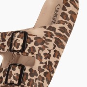 Cubanitas Γυναικείες σαγιονάρες με animal print ΛΕΟΠΑΡ Cubanitas Γυναικείες σαγιονάρες με animal print ΛΕΟΠΑΡ