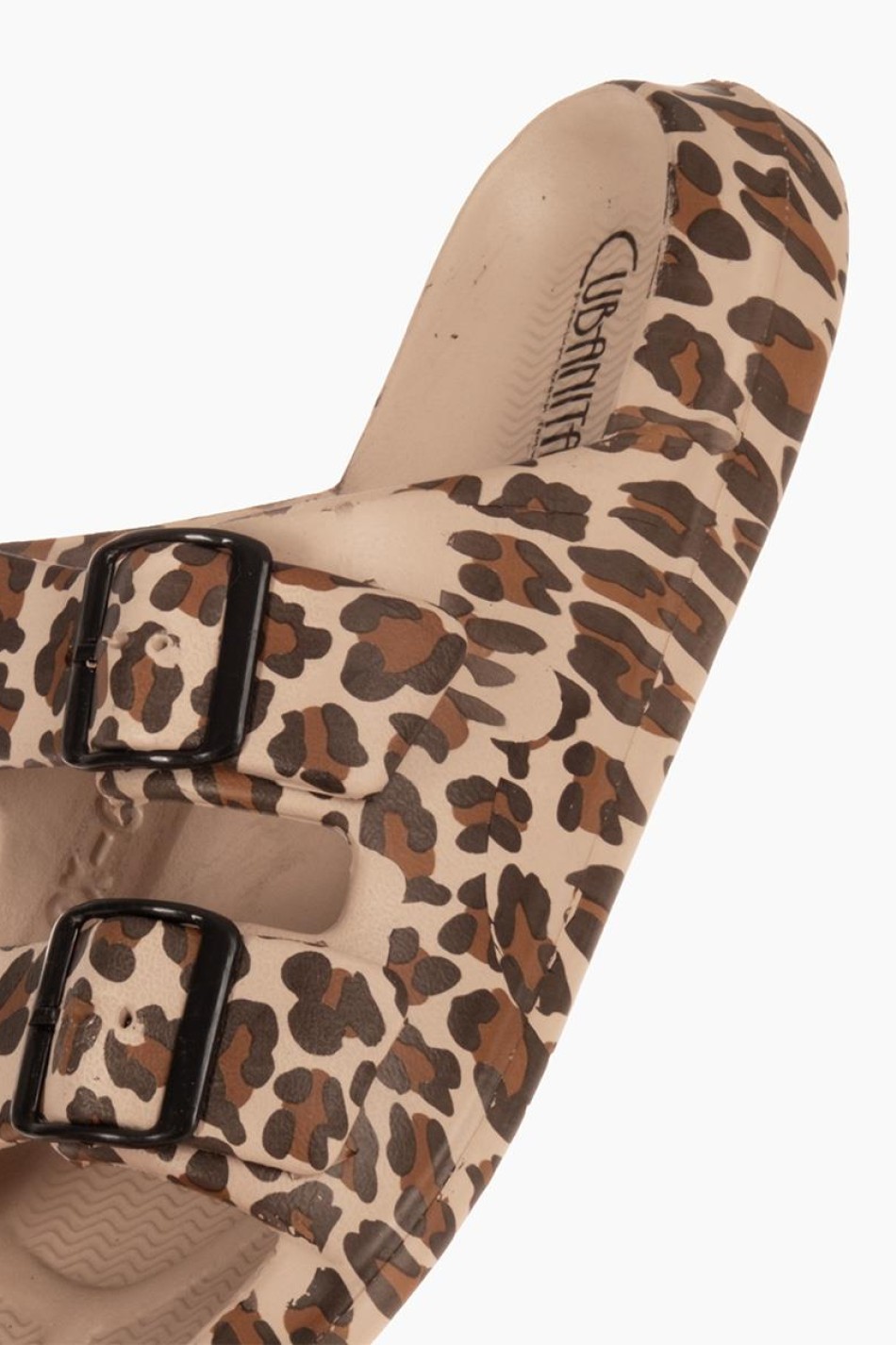 Cubanitas Γυναικείες σαγιονάρες με animal print ΛΕΟΠΑΡ Cubanitas Γυναικείες σαγιονάρες με animal print ΛΕΟΠΑΡ