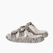 Cubanitas Γυναικείες σαγιονάρες με animal print ZEBRA Cubanitas Γυναικείες σαγιονάρες με animal print ZEBRA