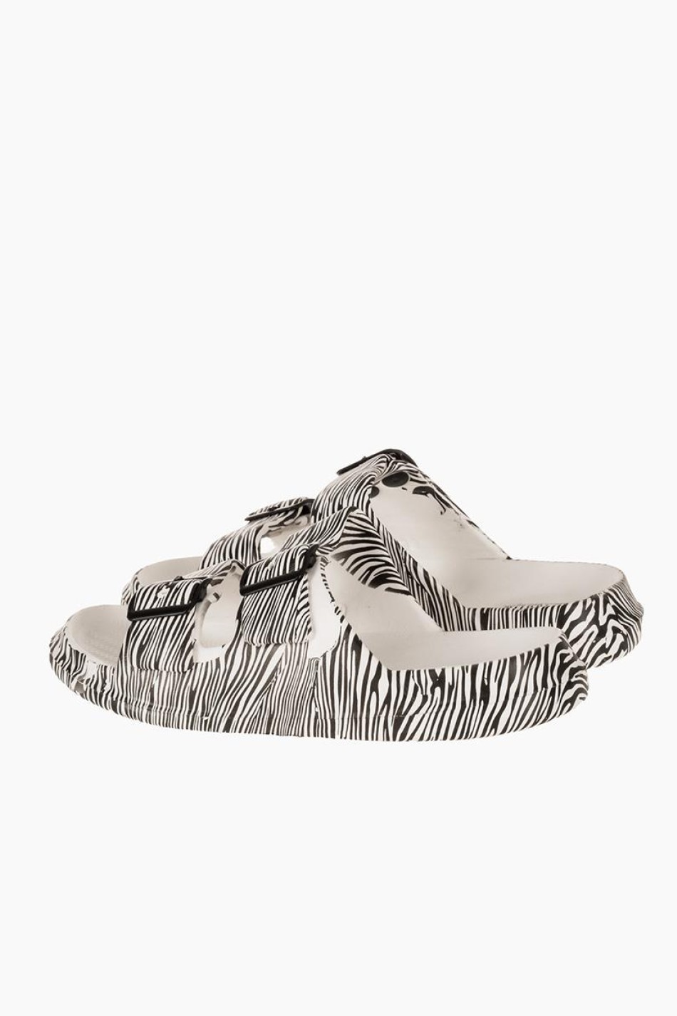 Cubanitas Γυναικείες σαγιονάρες με animal print ZEBRA Cubanitas Γυναικείες σαγιονάρες με animal print ZEBRA