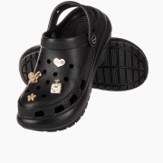 ADAMS Γυναικεία σαμπώ με charms ΜΑΥΡΟ ADAMS Γυναικεία σαμπώ με charms ΜΑΥΡΟ