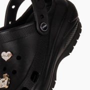 ADAMS Γυναικεία σαμπώ με charms ΜΑΥΡΟ ADAMS Γυναικεία σαμπώ με charms ΜΑΥΡΟ