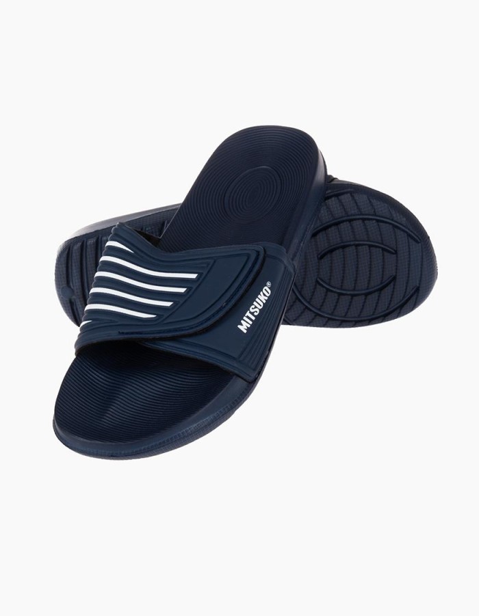 Εφηβική σαγιονάρα με velcro ΜΠΛΕ