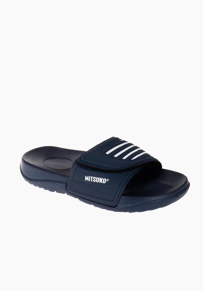 Εφηβική σαγιονάρα με velcro ΜΠΛΕ