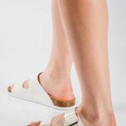 Fussbett flatform πέδιλα με ρυθμιζόμενες φάσες ΑΣΠΡΟ Fussbett flatform πέδιλα με ρυθμιζόμενες φάσες ΑΣΠΡΟ