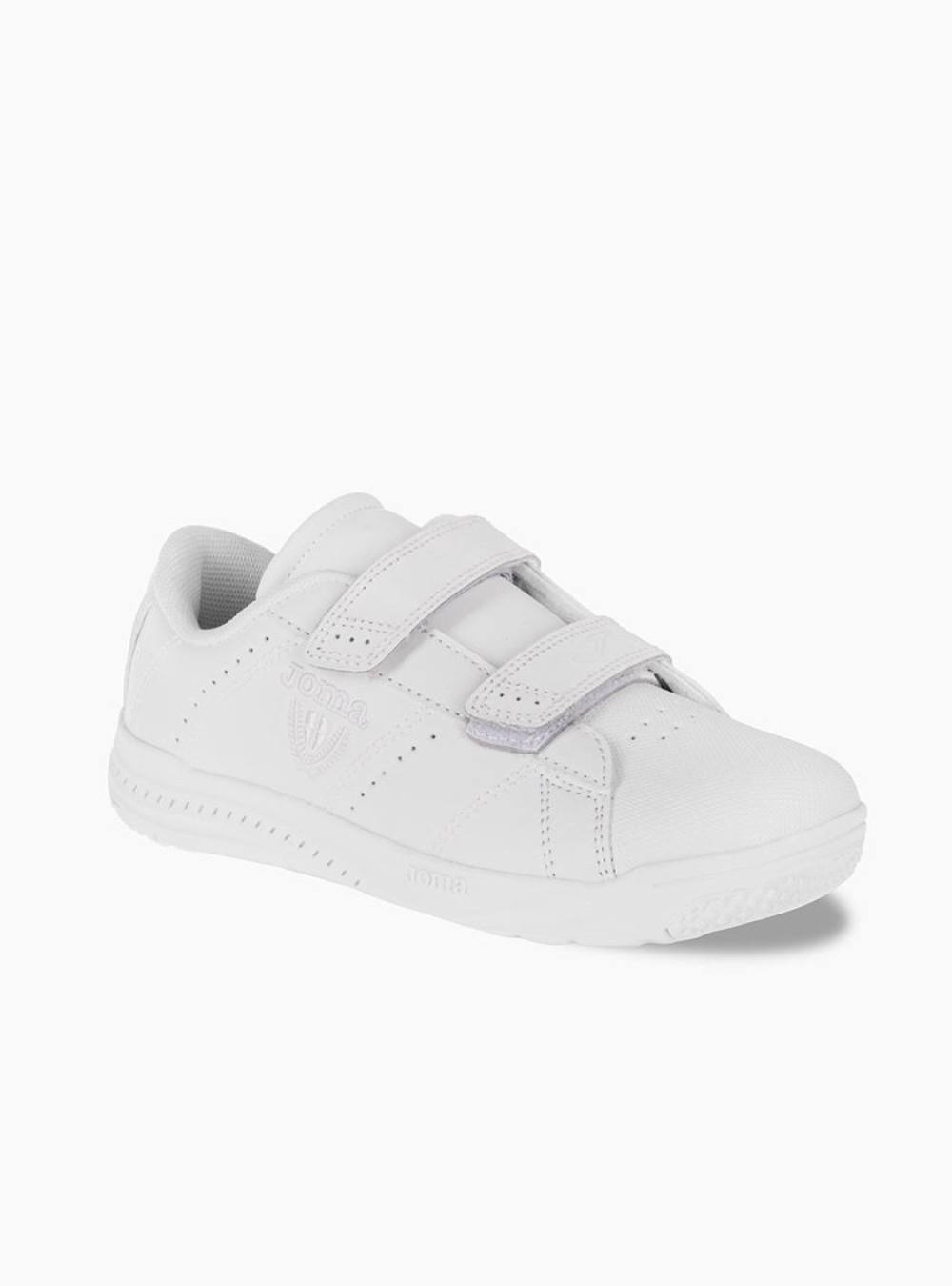 JOMA Παιδικά αθλητικά με δερμάτινο πάτο και velcro ΑΣΠΡΟ