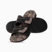 B-SOFT Ανδρικές παντόφλες με velcro ΜΑΥΡΟ B-SOFT Ανδρικές παντόφλες με velcro ΜΑΥΡΟ