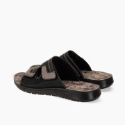 B-SOFT Ανδρικές παντόφλες με velcro ΜΑΥΡΟ B-SOFT Ανδρικές παντόφλες με velcro ΜΑΥΡΟ