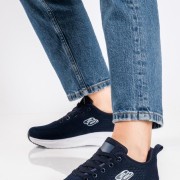 Running υφασμάτινα sneakers ΜΠΛΕ Running υφασμάτινα sneakers ΜΠΛΕ