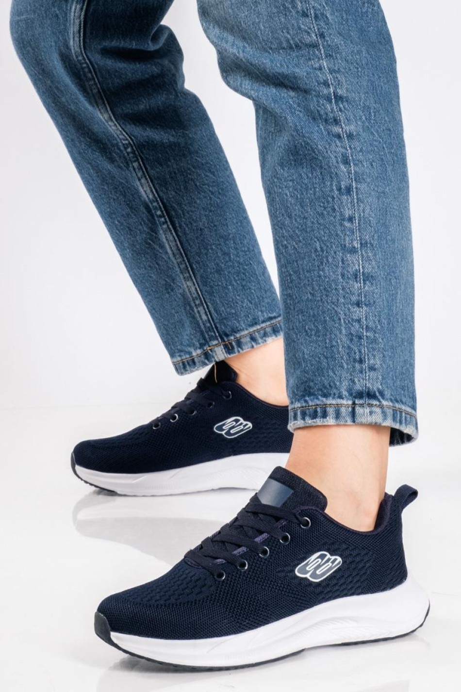 Running υφασμάτινα sneakers ΜΠΛΕ Running υφασμάτινα sneakers ΜΠΛΕ