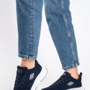 Running υφασμάτινα sneakers ΜΠΛΕ Running υφασμάτινα sneakers ΜΠΛΕ