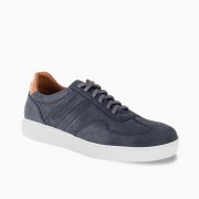 COMMANCHERO Ανδρικά δερμάτινα sneakers ΜΠΛΕ COMMANCHERO Ανδρικά δερμάτινα sneakers ΜΠΛΕ