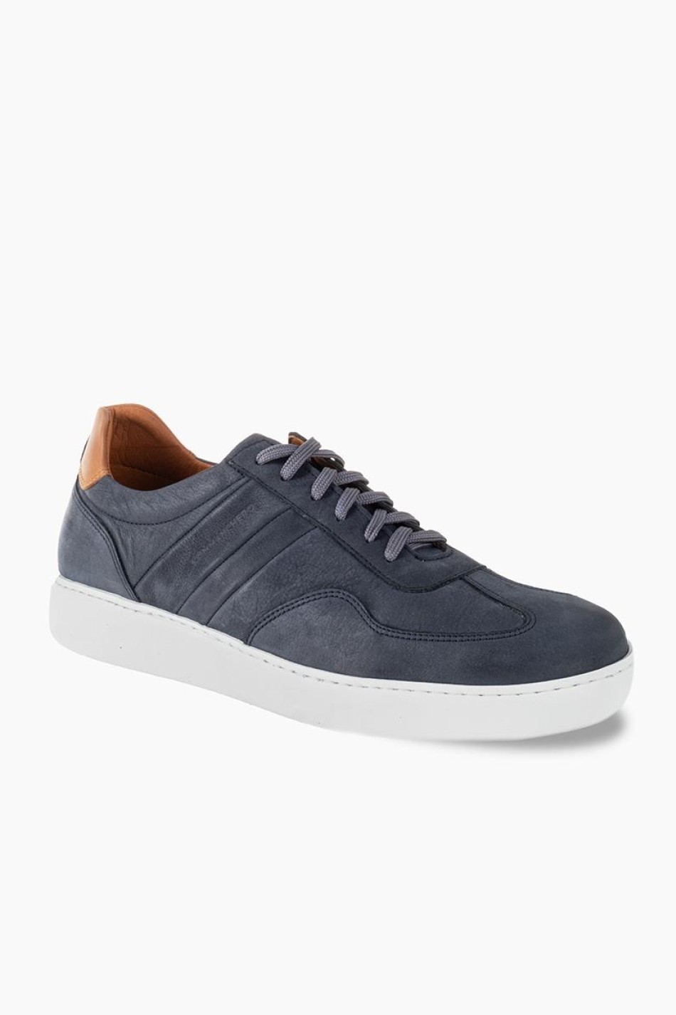 COMMANCHERO Ανδρικά δερμάτινα sneakers ΜΠΛΕ