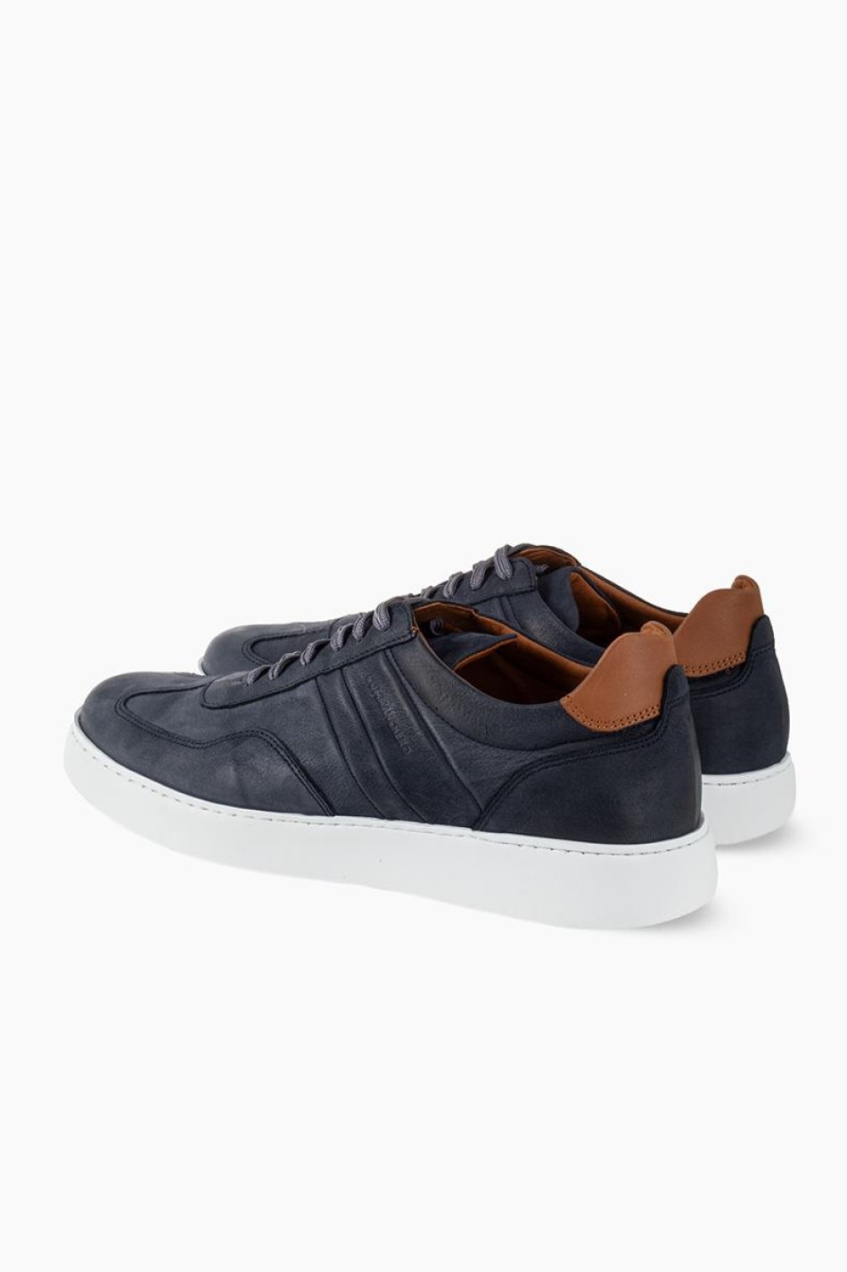 COMMANCHERO Ανδρικά δερμάτινα sneakers ΜΠΛΕ COMMANCHERO Ανδρικά δερμάτινα sneakers ΜΠΛΕ