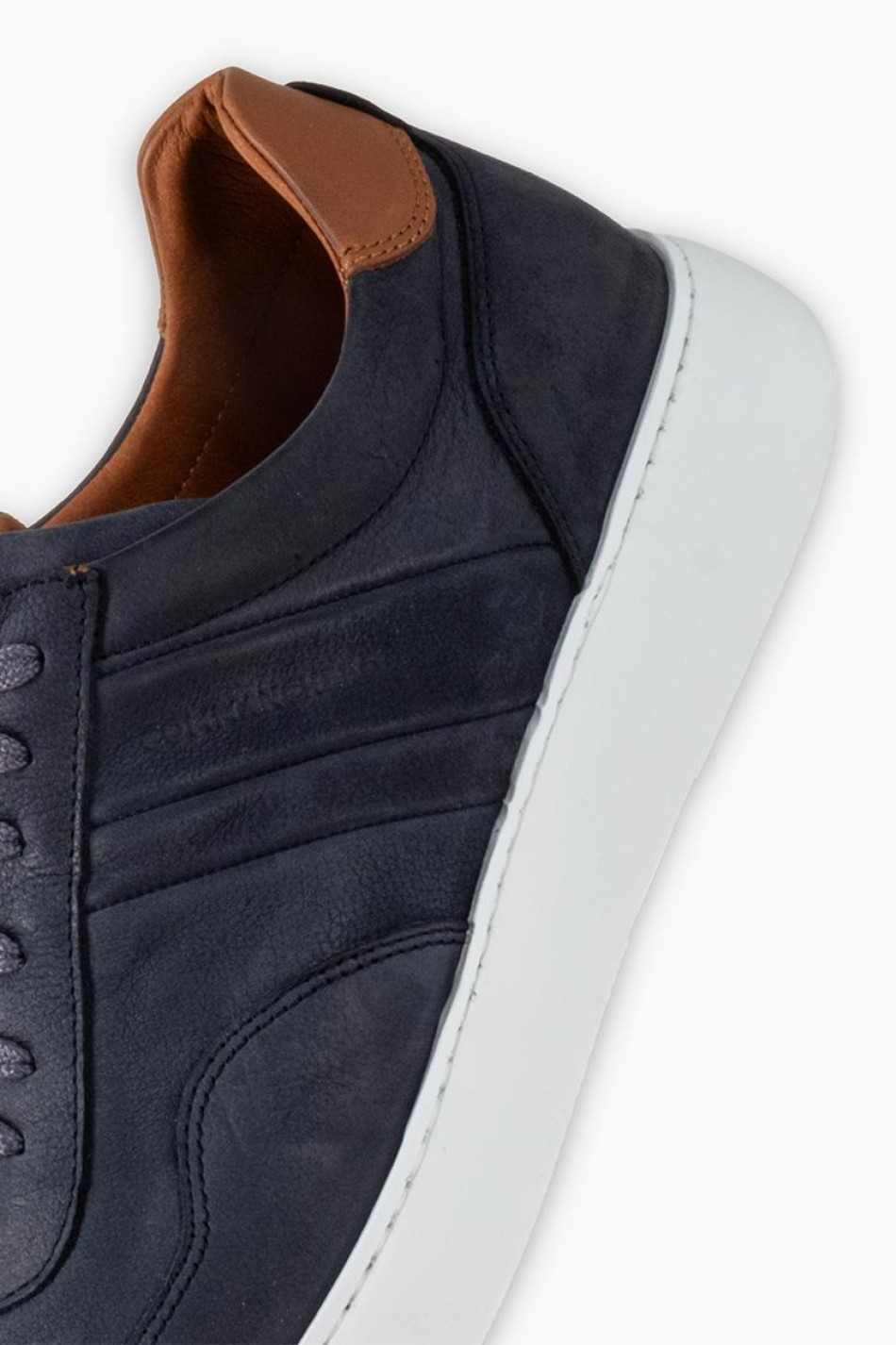 COMMANCHERO Ανδρικά δερμάτινα sneakers ΜΠΛΕ COMMANCHERO Ανδρικά δερμάτινα sneakers ΜΠΛΕ