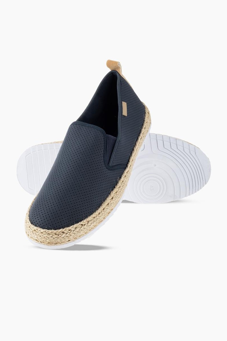 Ανδρικές slip-on εσπαντρίγιες ΜΠΛΕ