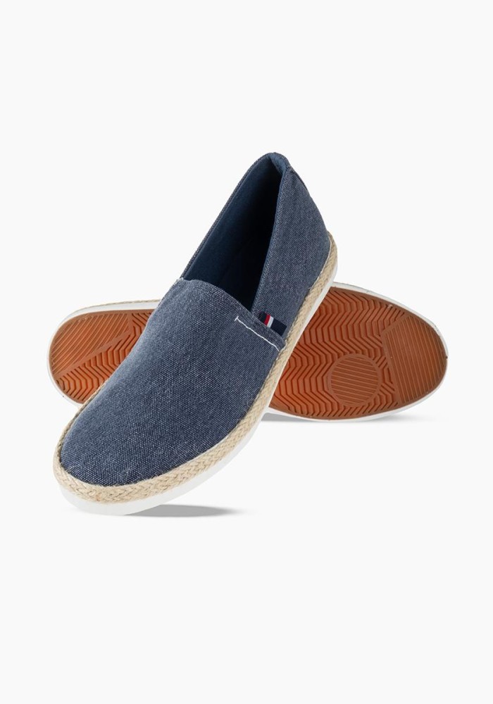 Ανδρικές slip-on εσπαντρίγιες ΜΠΛΕ