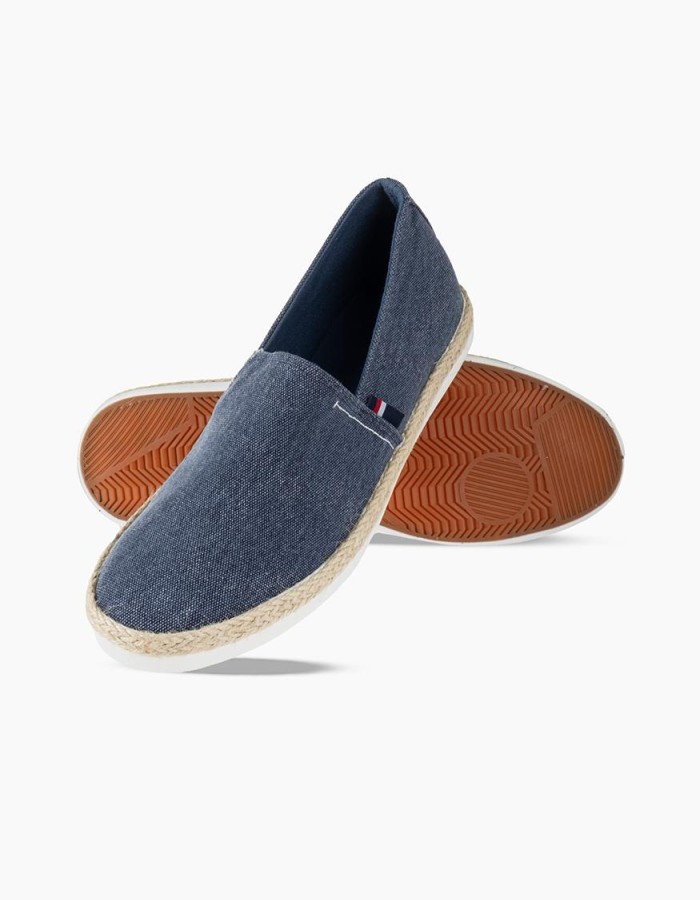 Ανδρικές slip-on εσπαντρίγιες ΜΠΛΕ