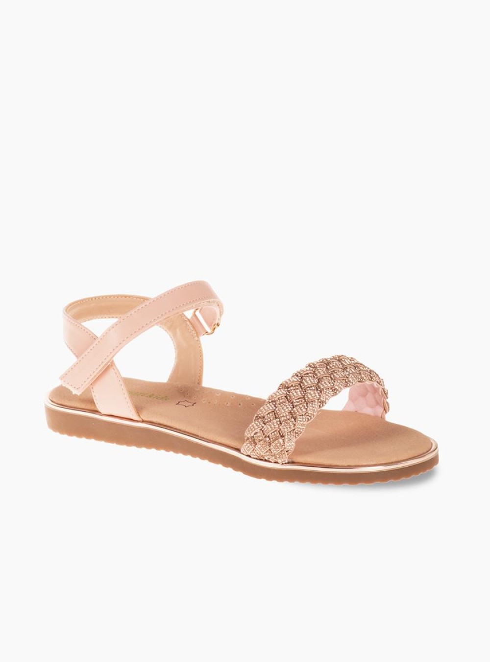 Πέδιλα για κορίτσια με στρας NUDE Πέδιλα για κορίτσια με στρας NUDE