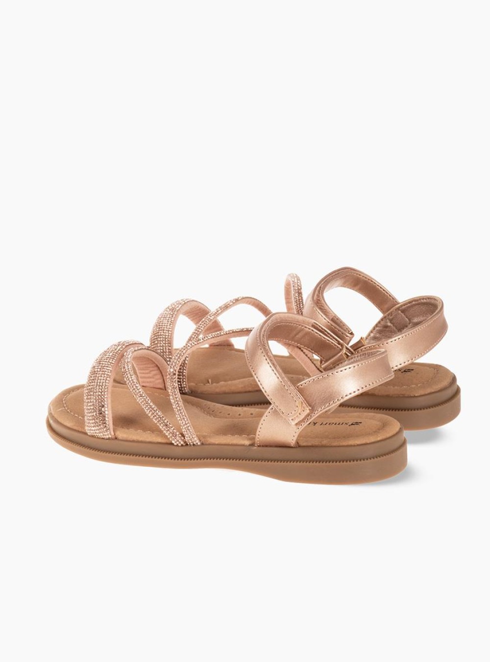 Πέδιλα για κορίτσια με στρας ΜΠΡΟΝΖΕ Πέδιλα για κορίτσια με στρας ΜΠΡΟΝΖΕ