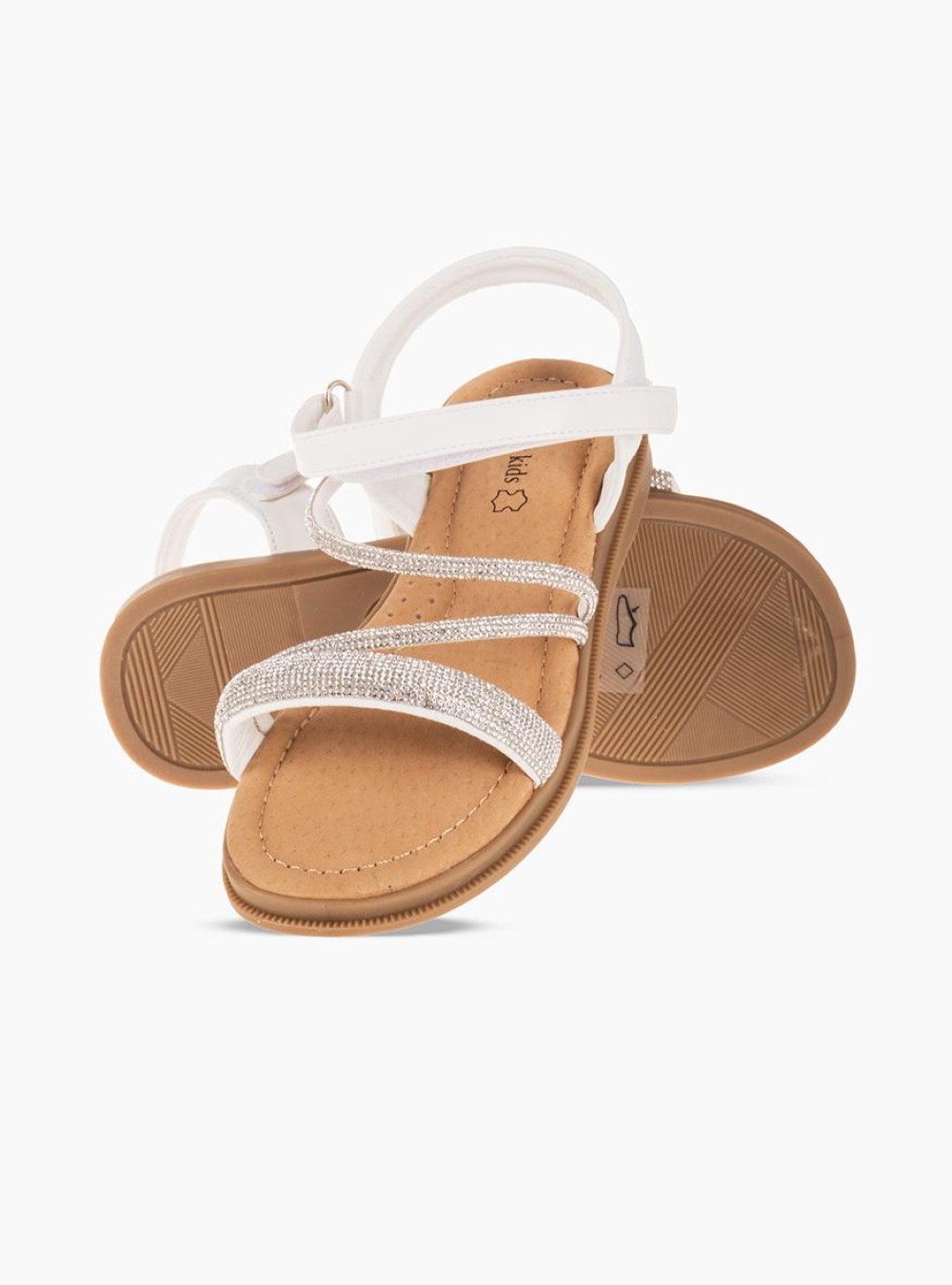 Πέδιλα για κορίτσια με στρας ΑΣΗΜΙ Πέδιλα για κορίτσια με στρας ΑΣΗΜΙ