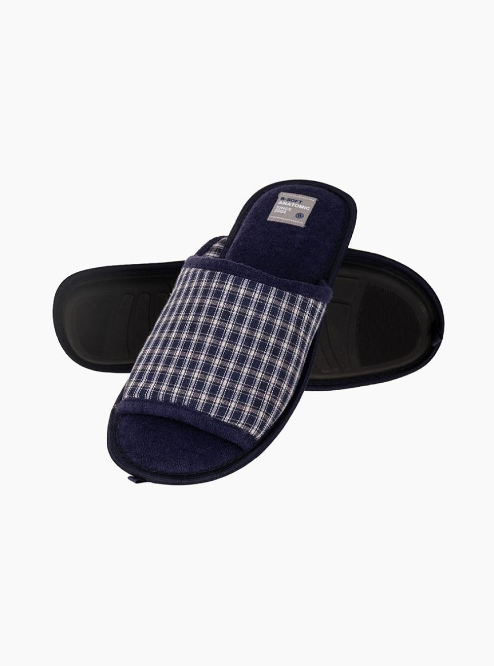 B-SOFT Ανδρικές καλοκαιρινές παντόφλες ΜΠΛΕ B-SOFT Ανδρικές καλοκαιρινές παντόφλες ΜΠΛΕ